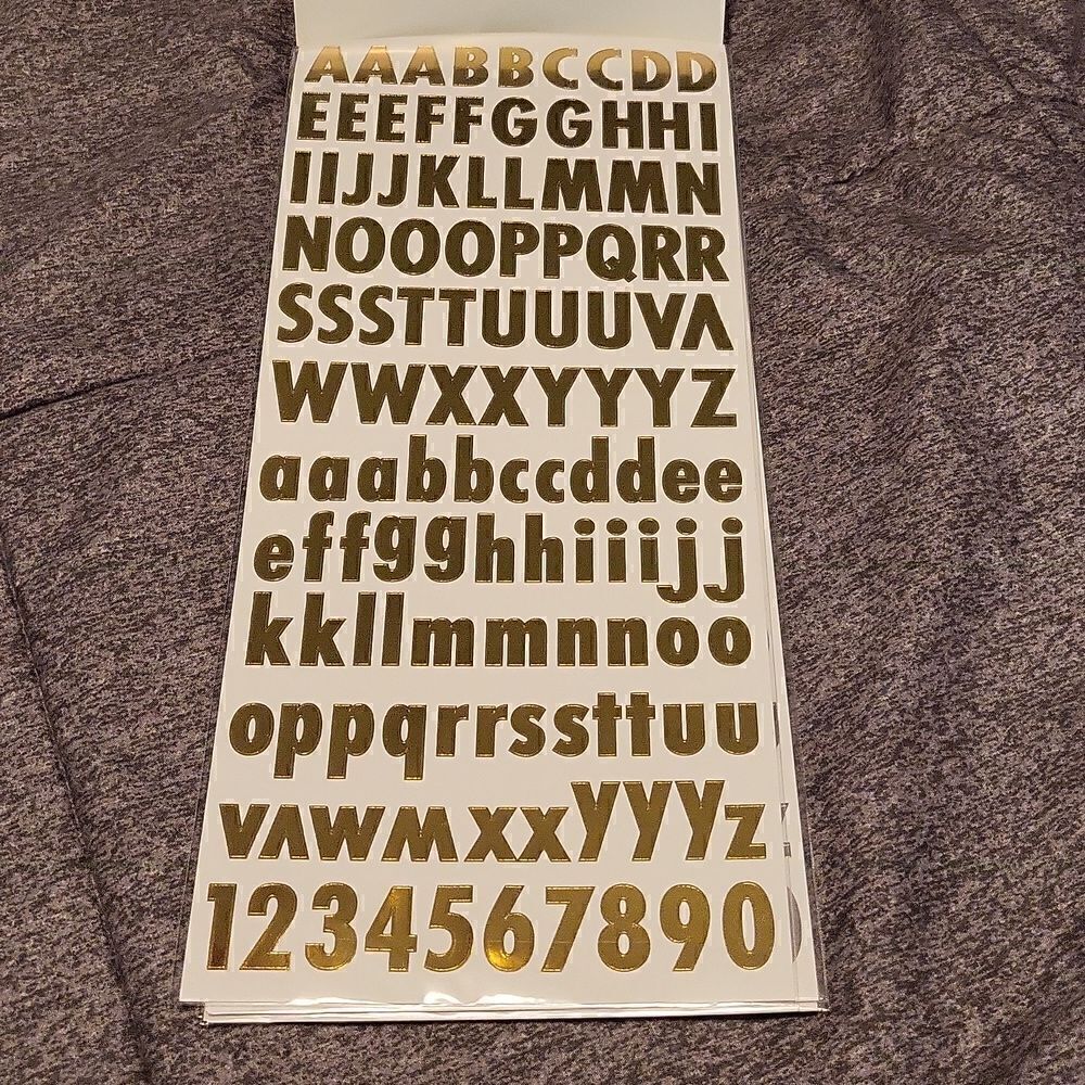 Letters/Number Stickers - Picture 6 of 6
